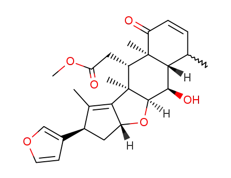 7,15;21,23-diepoxy-6-hydroxy-4,8-dimethyl-1-oxo-12,13-seco-24-nor-chola-2,13,20,22-tetraen-12-oic acid methyl ester