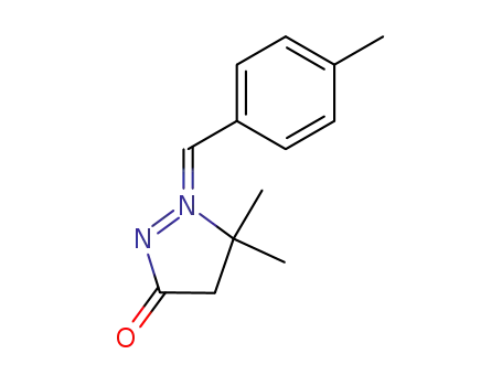 (Z)-5,5-dimethyl-1-(4-methylphenylmethylidene)-3-oxopyrazolidin-1-ium-2-ide