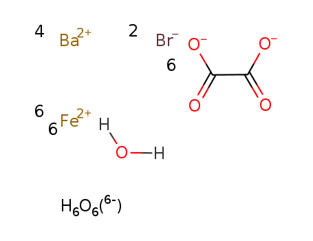 Ba4[Fe(μ3-OH)6(C2O4)6]Br2*6H2O