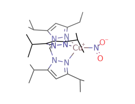 (tris(3,5-diisopropyl-1-pyrazolyl)methane)Cu(NO2)