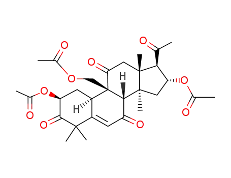 2β,16α-diacetoxy-9-acetoxymethyl-4,4,14-trimethyl-19-nor-9β,10α-pregn-5-ene-3,7,11,20-tetraone