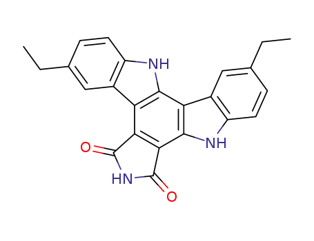 2,10-diethyl-6,8-dihydro-5H,7H,13H-indolo[3,2-a]pyrrolo[3,4-c]carbazole-6,8-dione