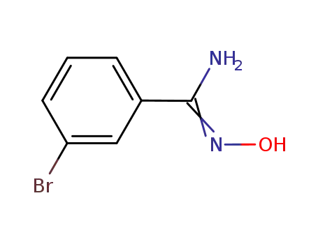 Molecular Structure of 173406-70-7 (3-BROMO-N-HYDROXY-BENZAMIDINE)