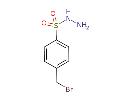 Molecular Structure of 877931-61-8 (Benzenesulfonic acid, 4-(bromomethyl)-, hydrazide)