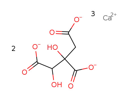 calcium salt of (-)-hydroxycitric acid