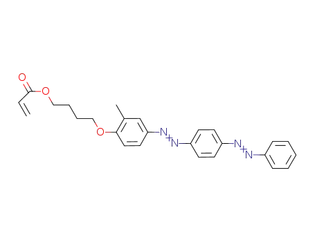4-(4-acryloyloxybutyloxy)-3-methyl-4'-phenylazo-azobenzene
