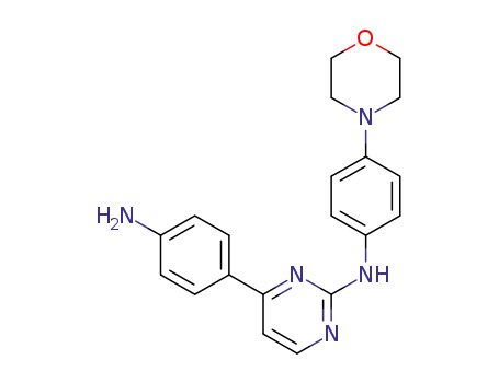4-(4-aminophenyl)-N-(4-morpholin-4-ylphenyl)pyrimidin-2-amine