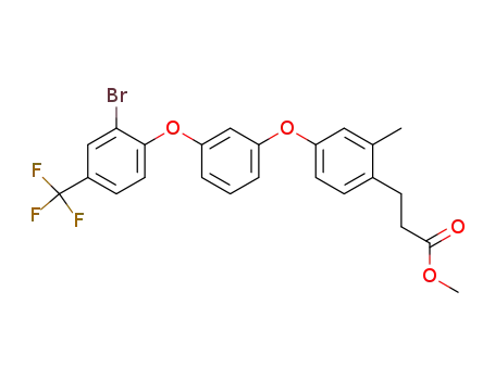 3-{4-[3-(2-bromo-4-trifluoromethyl-phenoxy)phenoxy]-2-methyl-phenyl}propionic acid methyl ester
