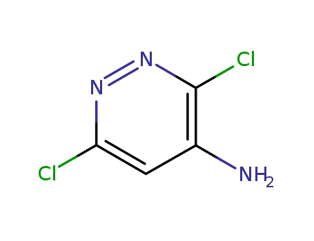 Molecular Structure of 823-58-5 (3,6-dichloropyridazin-4-amine)
