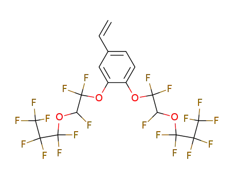 3,4-bis[2-(heptafluoropropoxy)-1,1,2-trifluoroethoxy]styrene