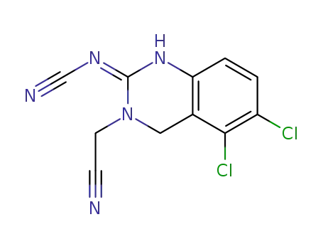 (2-cyanoimino-5,6-dichloro-1,2,3,4-tetrahydroquinazolin-3-yl)-acetonitrile