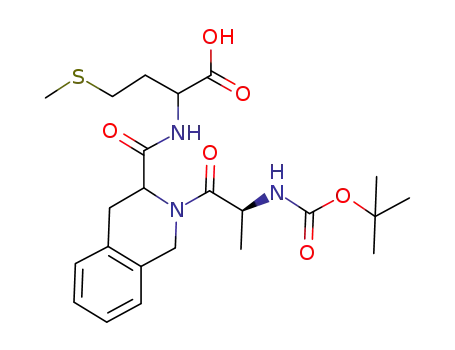 (R*)-N-[[2-[N-[(1,1-Dimethylethoxy)carbonyl]-L-alanyl]-1,2,3,4-tetrahydro-3-isoquinolinyl]carbonyl]-L-methionine