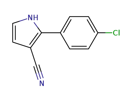 2-(p-chlorophenyl)pyrrole-3-carbonitrile