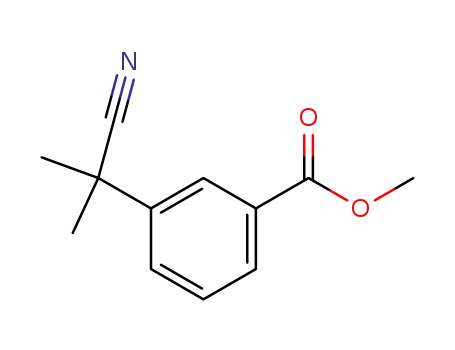 Benzoic acid, 3-(1-cyano-1-methylethyl)-, methyl ester
