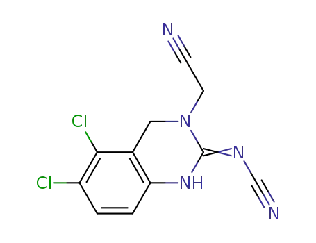 (2-cyanoimino-5,6-dichloro-1,2,3,4-tetrahydroquinazolin-3-yl) acetonitrile