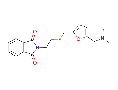 2-(2-((5-((dimethylamino)methyl)furan-2-yl)methylthio)ethyl)isoindoline-1,3-dione