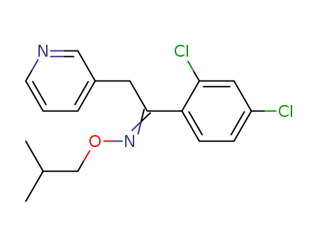 2',4'-Dichloro-2-(3-pyridyl)acetophenone O-isobutyloxime