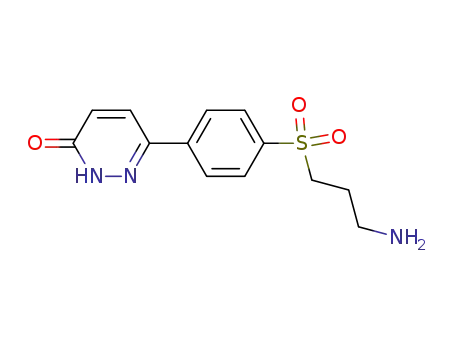 6-[4-(3-aminopropylsulphonyl]phenyl]-3(2H)-pyridazinone