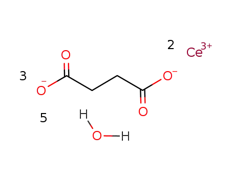 cerium(III) sussinate pentahydrate