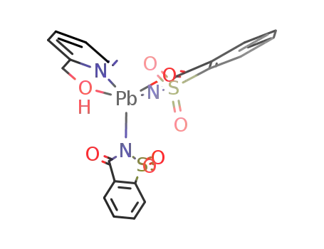 [Pb(saccharine)2(2-pyridylmethanol)]