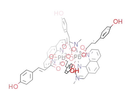 [Pb(trans-4-hydroxycinnamic acid(-1H))2(phen)(DMF)]2