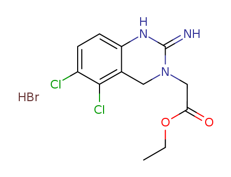 Ethyl5,6-dichloro-3,4-dihydro-2(1H)-iminoquinazoline-3-acet...