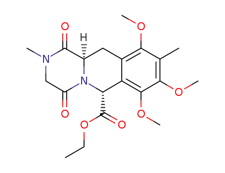 (6SR,11aRS)-ethyl 7,8,10-trimethoxy-2,9-dimethyl-3,6,11,11a-tetrahydro-2H-pyrazino[1,2-b]isoquinoline-1,4-dione-6-carboxylate
