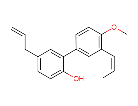 4'-methoxy-3'-((Z)-1-propenyl)-5-(2-propenyl)biphenyl-2-ol