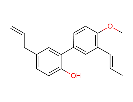 4'-methoxy-3'-((E)-1-propenyl)-5-(2-propenyl)biphenyl-2-ol