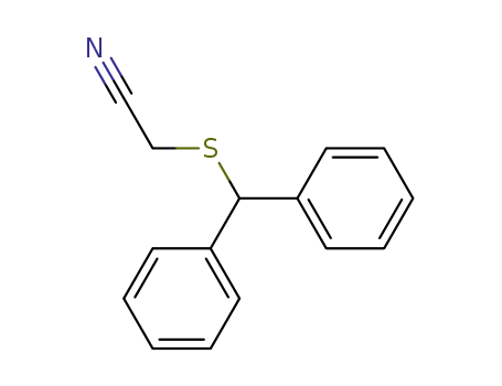 2-benzhydrylsulfanylacetonitrile