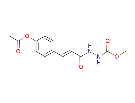 methyl 2-[(2E)-3-(4-acetoxyphenyl)prop-2-enoyl]hydrazinecarboxylate