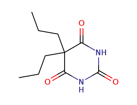 Molecular Structure of 2217-08-5 (5,5-DI-N-PROPYLBARBITURIC ACID)