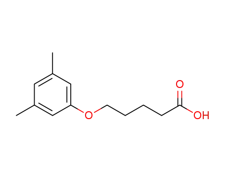 Molecular Structure of 87411-40-3 (Pentanoic acid, 5-(3,5-dimethylphenoxy)-)