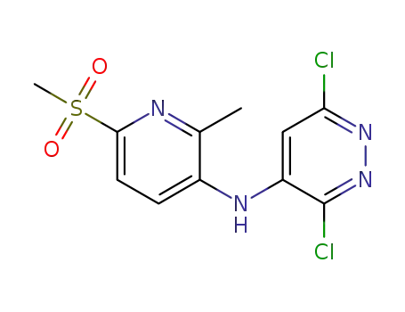 3,6-dichloro-N-(2-methyl-6-(methylsulfonyl)pyridin-3-yl)pyridazin-4-amine