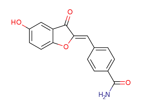 (Z)-5-hydroxy-2-(4-carbamoylbenzylidene)benzofuran-3(2H)-one