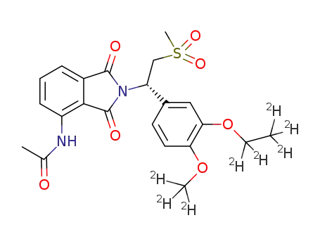 (S)-N-(2-(1-(3-(ethoxy-d5)-4-(methoxy-d3)phenyl)-2-(methylsulfonyl)ethyl)-1,3-dioxoisoindolin-4-yl)acetamide