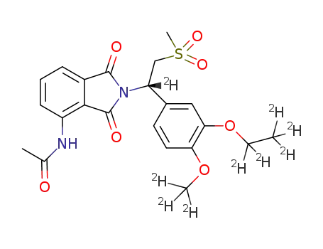 (S)-N-(2-(1-d-1-(3-(ethoxy-d5)-4-(methoxy-d3)phenyl)-2-(methylsulfonyl)ethyl)-1,3-dioxoisoindolin-4-yl)acetamide