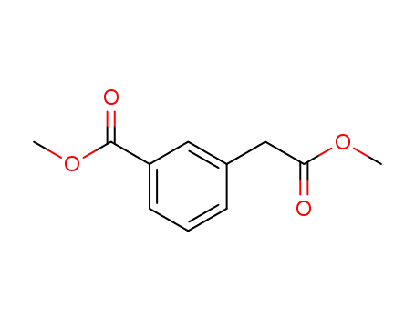 Molecular Structure of 52787-20-9 (Benzeneacetic acid, 3-(methoxycarbonyl)-, methyl ester)