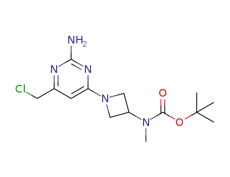 tert-butyl 1-(2-amino-6(chloromethyl)pyrimidin-4-yl)azetidin-3-yl(methyI)carbamate