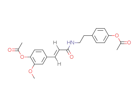 N-trans-feruloyal tyramine diacetate