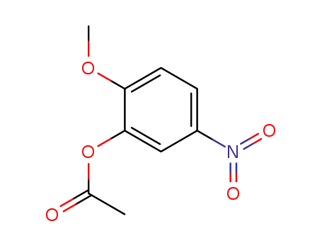 Molecular Structure of 53606-41-0 (2-methoxy-5-nitrophenyl acetate)