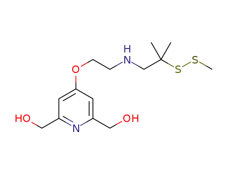4-[2-(2-methyl-2-methyldisulfanyl-propylamino)-ethoxy]-2,6-bis-(hydroxymethyl)-pyridine