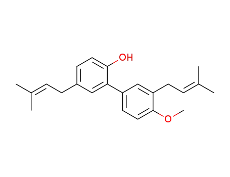 4'-methoxy-3',5-bis(3-methylbut-2-en-1-yl)-[1,1'-biphenyl]-2-ol