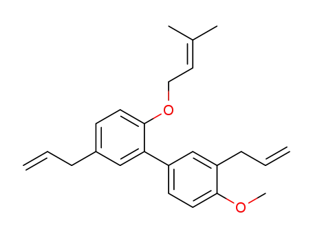 3',5-diallyl-4'-methoxy-2-((3-methylbut-2-en-1-yl)oxy)-1,1'-biphenyl