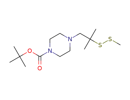 tert-Butyl 4-(2-methyl-2-methyldisulfanylpropyl)piperazine-1-carboxylate