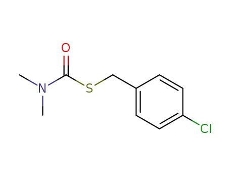 Molecular Structure of 33688-98-1 (S-(4-chlorobenzyl) dimethylcarbamothioate)