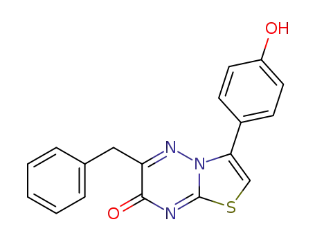 6-benzyl-3-(4-hydroxyphenyl)-7H-thiazolo[3,2-b]-1,2,4-triazin-7-one