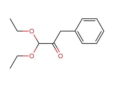 Molecular Structure of 19256-31-6 (1,1-diethoxy-3-phenylacetone)