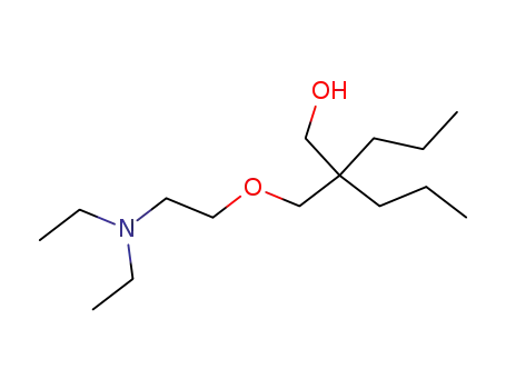 1-<2-Diaethylamino-aethoxy>-2,2-dipropyl-propanol-(3)