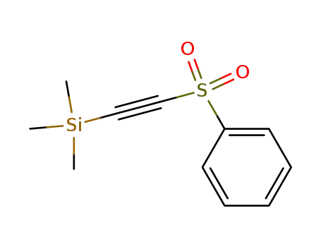 Molecular Structure of 32501-93-2 (PHENYL 2-(TRIMETHYLSILYLETHYNYL) SULFONE)